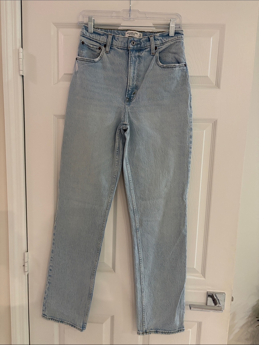 Light Blue High-Waist Women's Abercrombie Jeans